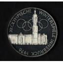 1976 AUSTRIA Città di Innsbruck Olimpiadi Zecca Scudo Fondo Specchio 